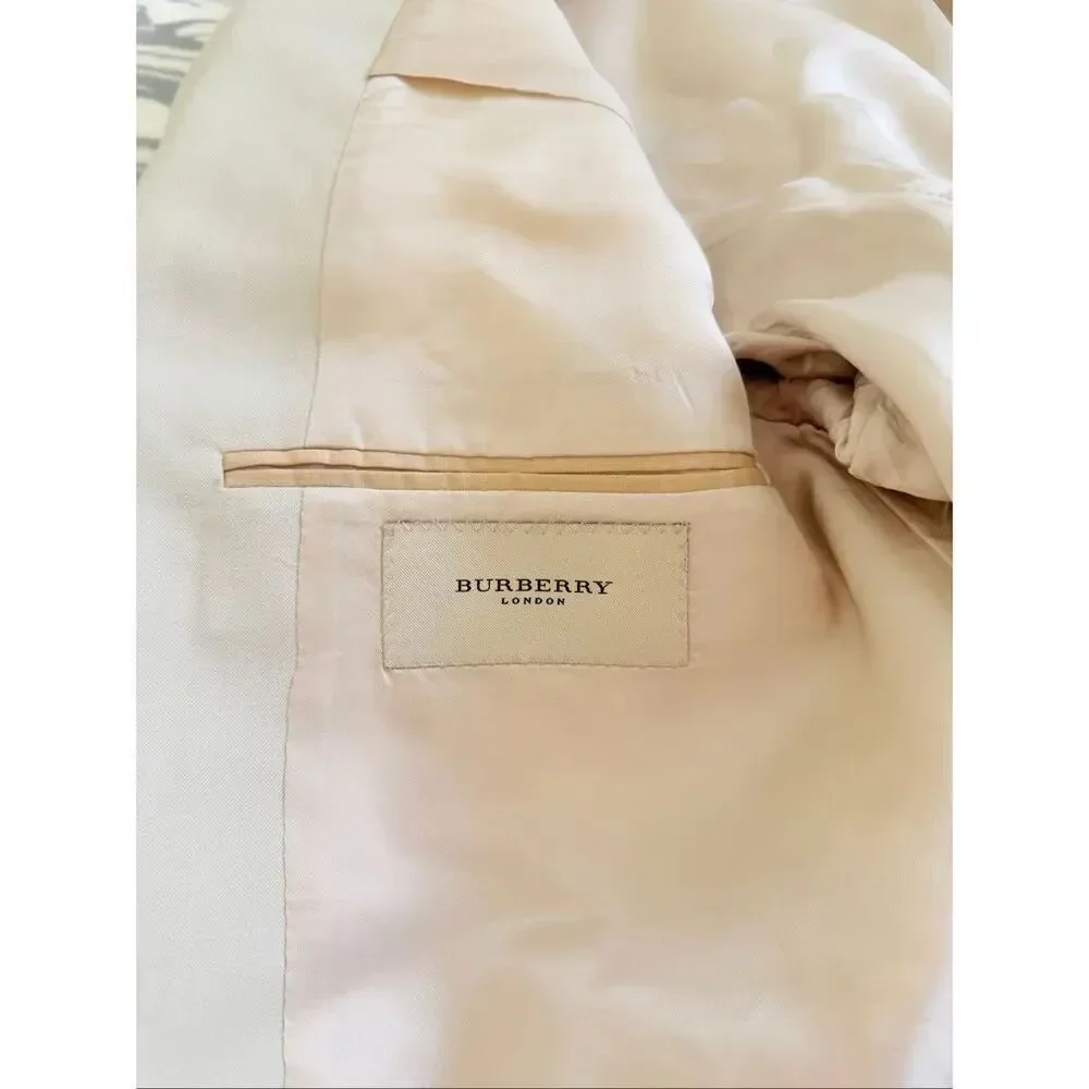 Burberry VINTAGE MEN'S CHECK WINDOWPANE BLAZER SIZE 50R